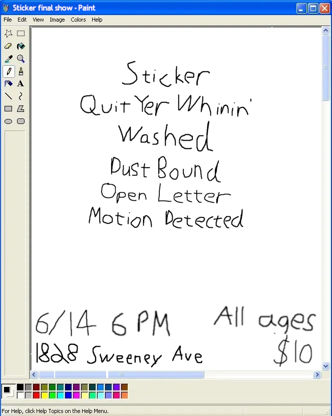 flyer?? i hardly know 'er!!